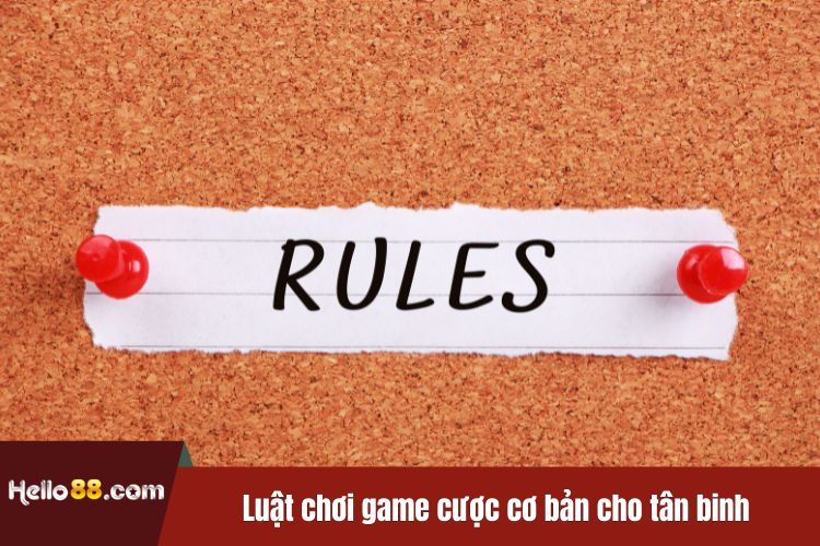 Luật chơi game cược cơ bản cho tân binh